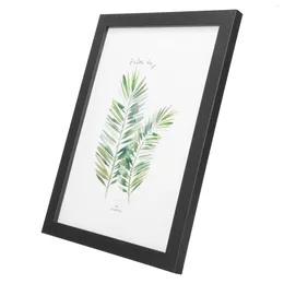 Frames Dry Flowers Preserved Frame Wooden Po Collage Picture Simple Style Display Container