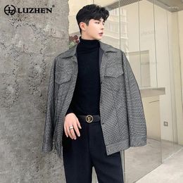 Men's Jackets LUZHEN 2024 Trendy Handsome Original Design Spring Fashion Elegant Clothes Korean Reviews Many LZ1854