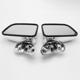Left+Right Car Chrome Rear View Mirror Side Door Mirror Assembly For Toyota Hilux 1997-2001 Rearview Mirror