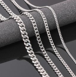 VRIUA Width 4569MM 1826 inch Customise Length Mens High Quality Stainls Steel Necklace Curb Cuban Link Chain Jewerly2219919