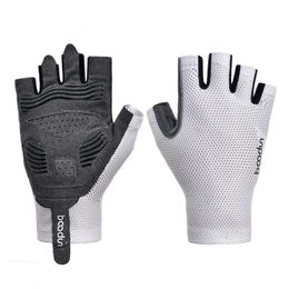 Cycling Gloves BOODUN 5 Colours Men Women Cycling Gloves Breathable Anti-shock Summer Sport Half Finger Road Bike Gloves Bicycle Racing Gloves 729