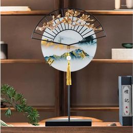Decorative Figurines Chinese Zen Landscape Alloy Resin Ornaments Livingroom Home Table Accessories Crafts El Office Desktop Decoration