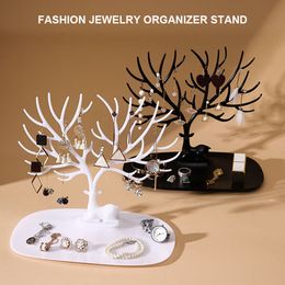 Necklace Useful High Quality Hanger Holder Stand Deer Tray Ornament Ring Display Tools Jewelry Organizer Jewelry Display Rack