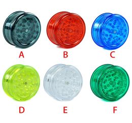 Plastic herb grinder with 3layer 60mm grinders for smoke detectors pope Smoking Accessories acrylic Tobacco1681751