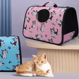 Cat Carriers Portable Pet Bag Flower Bags Breathable Folding Small Dog Outdoor Shoulder Carrying Accessories