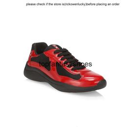 Prdaa shoes Luxury shoes designer 21s men casual shoe Junior Low-Top Sneakers Patent Leather Technical Fabric Sneaker lace-up mesh and leathers trainers EU35-45