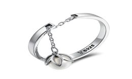 Women039s Cupronickel Solid S925 Silver Ring Dangel Fresh Water Pearl Adjustable16355594148159
