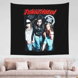 Tapestries Y2K Tokio El Tapestry Wall Hanging Hippie Fabric Band Music INS Blanket Decor Tapiz