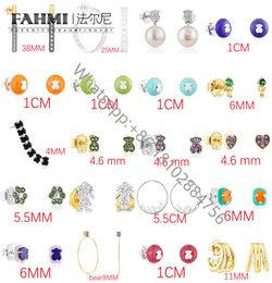 Fahmi2022 new 925 sterling silver bear earring timeless fashion elegant romantic lady earring wear earring factory direct s of4725207