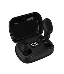 Whole L21pro TWS Wireless Headphone Bluetooth Earphone CellPhone Earbuds V50 NFC Stereo Earbud LED Display Touch Control 350m8388731