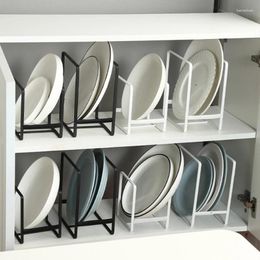 Kitchen Storage Dish Rack Drainer Pot Spoon Lid Holder Drying Shelf Stand Household Tableware Organizer Gadgets