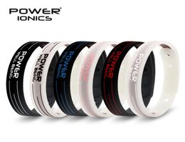 Power Ionics bio health benifits ion balance power therapy silicone sports choker tourmaline germanium wristband bracelet 2202185848774