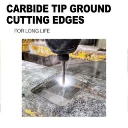 1/2PCS Cross Hex Tile Glass Drill Bits Set Titanium Coated Power Tools Accessories for Glass Ceramic Concrete Hole Opener