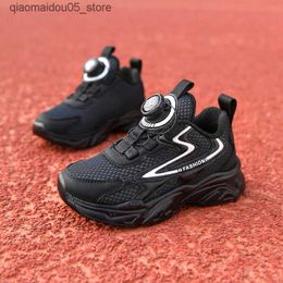 Sneakers Auto Shoelace sports shoes for children light running boys and girls sports walking casual shoes for black children lazy adults locked shoelaces Q240413