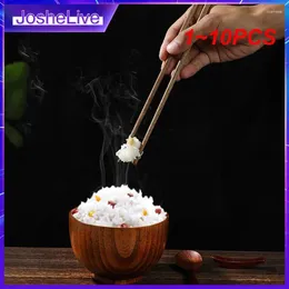 Chopsticks 1-10PCS Of Red Sandalwood Household Wax And Lacquer-free Solid Wood Log Natural Green Chinese Chops