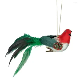 Decorative Figurines Lifelike Design Simulated Foam Feather Bird Christmas Decoration Perfect For Trees Wreaths And Tabletop Displays