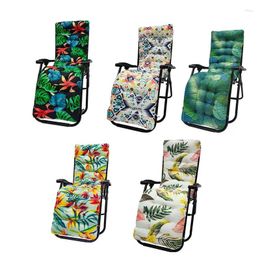 Pillow Sun Lounger Comfortable Floral Printed Pad No Gravity Chair Mat Bay Window