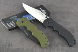 Cold Steel Recon 1 Tactical Folding Knife High Hardness Sharp Blade Easy Carry Durable G10 Handle Camping Hunting Survival EDC Too4506651