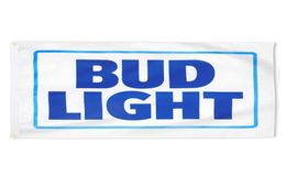 Beer Flag for Bud Light 3x5ft Flags 100D Polyester Banners Indoor Outdoor Vivid Colour High Quality With Two Brass Grommets6290095