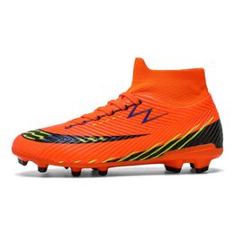Womens Mens Professional Soccer Shoes Youth Children's AG TF Football Boots Outdoor Training Cleats High Top