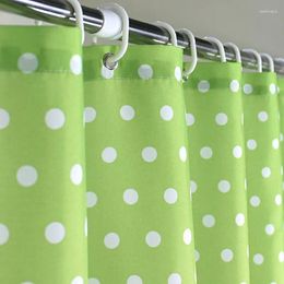 Shower Curtains Modern Wave Waterproof Mildew Green White Endless Thickening Cloth Toilet Heavier Sinker Hook Bathroom Curtain M463