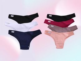 Women039s Panties 2021 Cotton Brazilian Women Sexy V Waist GString Underwear Female Tback Underpants MXL Lady Bikini Panty 35873454