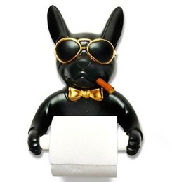 Dog Toilet Paper Holder Hygiene Resin Tray Punch Hand Tissue Box Household Reel Spool Device Y2001082967703