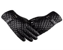 High Quality Leather Gloves Men Soft Comfortable Mittens Waterproof Winter Autumn Motorcycling Driving Gloves Solid 2196439