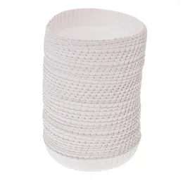 Disposable Cups Straws 100 Pcs Paper Cup Lid Made Cover Lids Travel Coffee Mug Dustproof Cap Covers Glass Caps