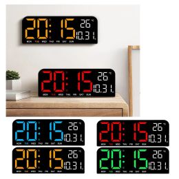 Large Screen Digital Wall Clock Temperature And Date Week Alarm Mode Clock Clock Table Electronic Led Display Night Funct T W5y5