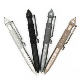 Tactical Pen Multipurpose Tool Self Defence Pen Glass Breaker Aluminium Alloy EDC Outdoor Survival Tool Writing Ballpoint Pen