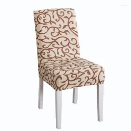 Chair Covers European Elastic Dining Cover Piece Set Printing Simple Modern Home Stool El Custom 2024