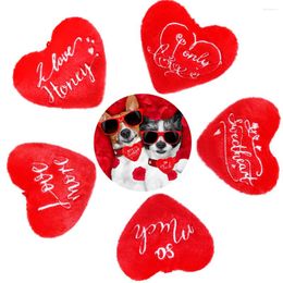 Dog Apparel 10/20/30PCS Love Bowties Pet Cat Plush Bows Valentine's Day Grooming Slidable Bowtie For Small Dogs Accessories