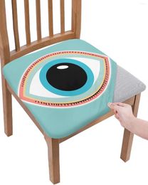 Chair Covers Eyes Eyeballs Eyelashes Elasticity Cover Office Computer Seat Protector Case Home Kitchen Dining Room Slipcovers