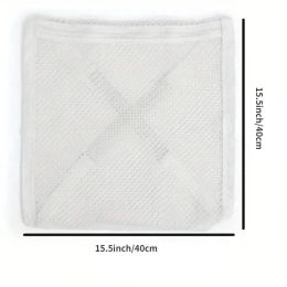 Sneaker Dryer Bag Reusable Shoe Dryer Mesh Bags Honeycomb Net Laundry Bags with Zipper & Strap for Washing Machine Shoes