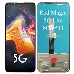 Amoled For ZTE Nubia Red Magic 3 3S 5S 5G Lite 6 6R 6S Pro 7 7s 8 6Pro 6sPro 7Pro + LCD Display Touch Screen Digitizer Assembly