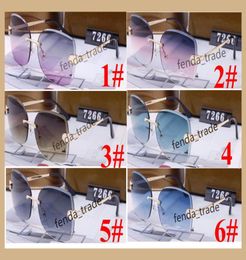 Gradient Vintage Sunglasses Men NEW Rimless Square Sunglasses Fashion Sunglasses Brand Woman Luxury De Sol Feminino 5PCS Fa8199030