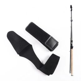 Fishing Rod Tip Cover Strap Fishing Rod Tie Tip Cover Sleeves Pole Tie Strap Fastener Protect Case Fishing Accessories