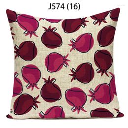 Pillow 2024 Modern Home Decoration Art Decorative S Sofa Nordic Polyester Linen Material Velvet Cover Office E2493