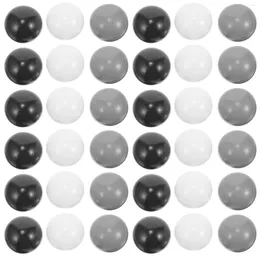 Party Decoration Nolitoy Black Decor 100Pcs Ball Pit Balls Plastic Play Soft Mesh Bag Kids Ocean Baby Crawl