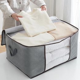 Storage Bags Quilt Bag Large Capacity Moisture Dust Proof Clothes Organizer Duvet Blanket Sorting Moving Wardrobe Box