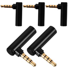 5PCS 35mm Male to Female 90 Degree Adapter For Mobile Phones Tablets Laptops Desktop Computers Digital Cameras Mp3 Mp4