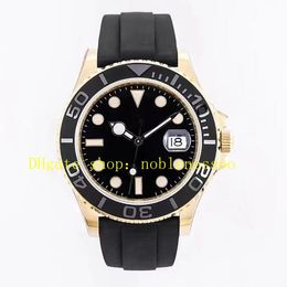 BP Factory Watch Mens 42mm Black Luminous Dial 18K Yellow Gold 226658 Rubber Bracelet BbF Automatic Movement Mechanical Sport Watches Wristwatches