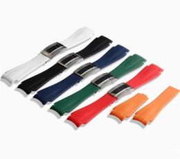 21mm Soft Silicone Rubber Watch Band Watch DeepseaStrap Wristband Watchbands7307054