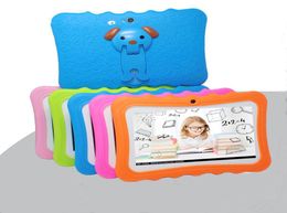 Kids Brand Tablet PC 7 inch Quad Core children tablet Android 44 Allwinner A33 google player wifi big speaker protective cover L3841693