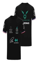 F1 Formula One 44 Lewis Hamilton T Shirt 63 George Russell Fan Breathable Jersey Summer TShirt ANG Petronas Edition Children Clot6365706