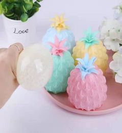 New Anti decompression Fun Soft Pineapple Ball Stress Reliever Toy Children Adult Fidget Squishy Antistress Creativity Sensory Toy2861997