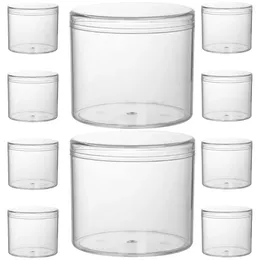 Storage Bottles Transparent Food Tin Snack Sealed Jar Plastic Stackable Refrigerator Freezer Organizer