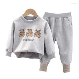 Clothing Sets Spring Autumn Baby Girl Clothes Children Boys Fashion Cartoon T-Shirt Pants 2Pcs/Sets Toddler Casual Costume Kids Tracksuits