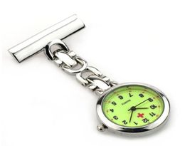 nurse fob watch silver nursing pocket satinless steel clock doctor medical gift quartz pocket timepieces silicon nurse timekeeper1477412